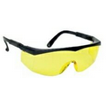 Large Single-Lens Safety Glasses w/ Ratchet Temples